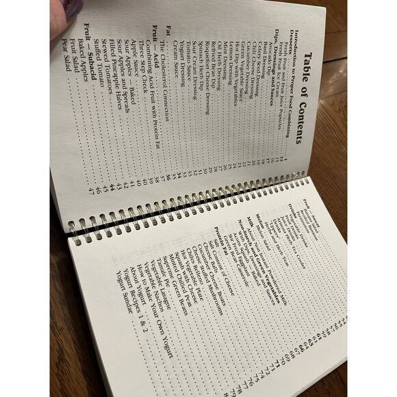 Proper Food Combining Cookbook - Spiral-bound, by Lee DuBelle - Good - Picture 6 of 8